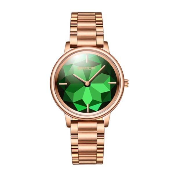 SANDA 1019 Quartz Analog Casual Fashion Lotus Women's Watch