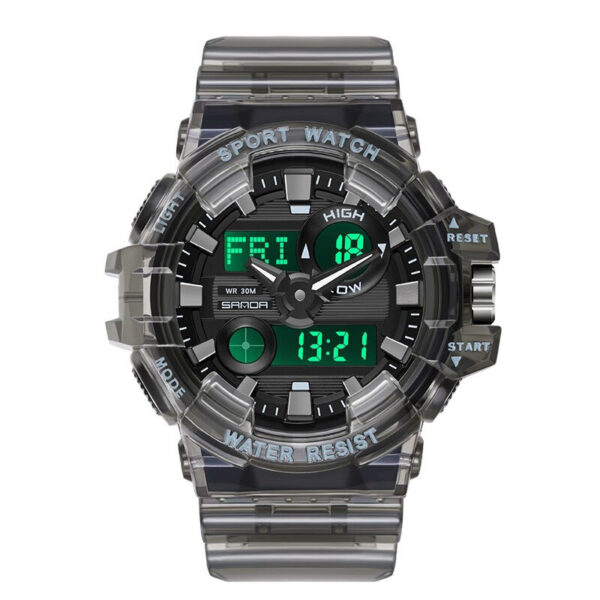 SANDA 3100 Fashion Military Quartz Digital Casual Sports Men's Watch
