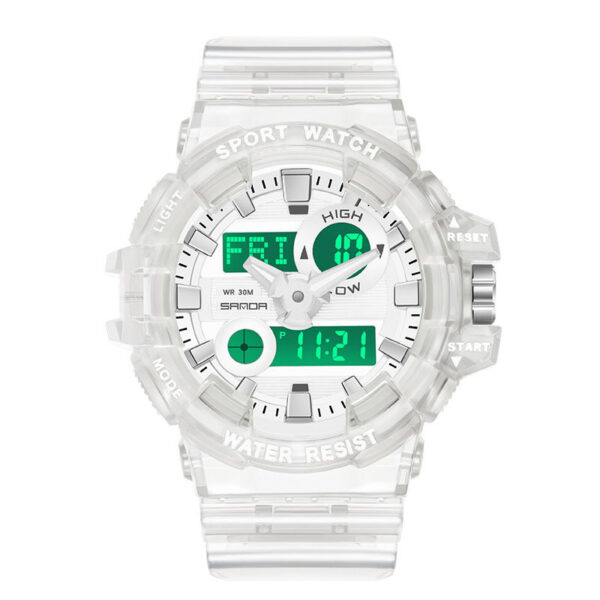 SANDA 3100 Fashion Military Quartz Digital Casual Sports Men's Watch