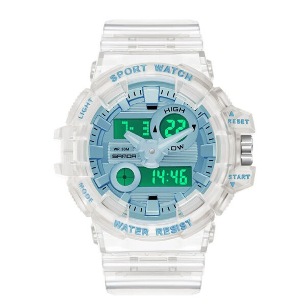 SANDA 3100 Fashion Military Quartz Digital Casual Sports Men's Watch