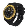 SANDA 3138 Gold SANDA 3138 Quartz Digital Dual Time Sports Military Water Proof Men's Watch
