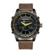 SANDA 774 Fashion Luxury Casual Quartz Analog Leather Strap Watch for Men