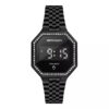 SANDA 8005 Black SANDA 8005 Fashion Casual LED Touch Digital Minimal Square Women's Watch