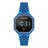 SANDA 8005 Blue SANDA 8005 Fashion Casual LED Touch Digital Minimal Square Women's Watch