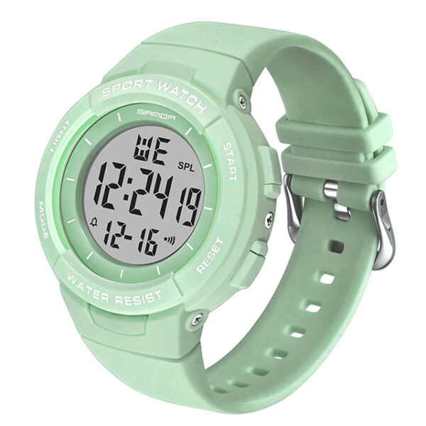 SANDA 6006 Green SANDA 6006 Digital Sports Water Proof Women's Watch